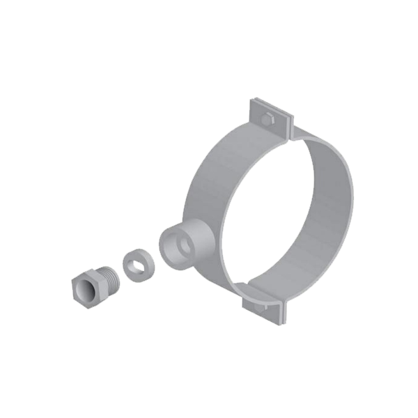 Хомут для ввода кабеля в трубу