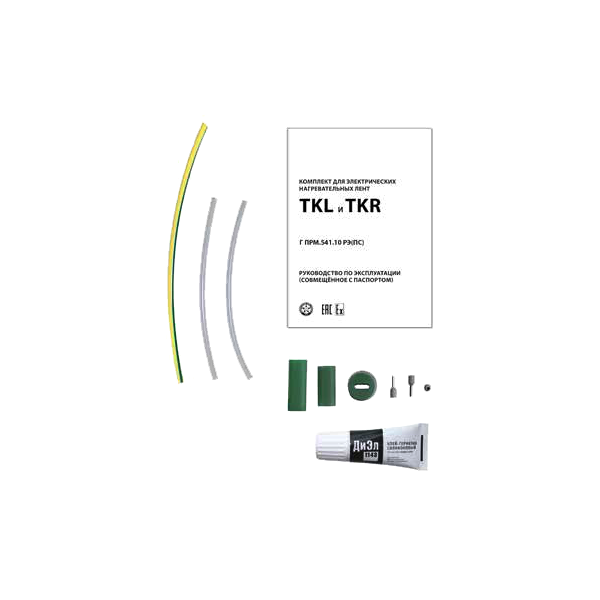Комплект для электрических нагревательных кабелей TKL, TKR, TKW
